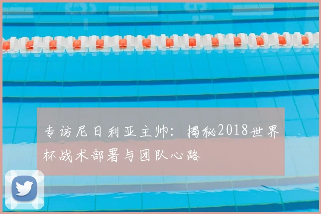 专访尼日利亚主帅：揭秘2018世界杯战术部署与团队心路